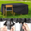 Copy of Abdeckung Gartenmöbel 420D Oxford Gewebe 180x120x73cm Schwarz - vuunot.com