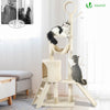 Kratzbaum XXL mit Kratzbrett Sisalseil für Katzen, Katzenbaum 155cm, Beige - vuunot.com