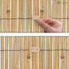 Schilfrohrmatte Verstärkt  100x600 cm, Schilfmatten Sichtschutz, Windschutz & Sonnenschutz, Gartensichtschutz - vuunot.com