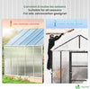 Gewächshausplatten 10er Set, Polycarbonatplatten Hohlkammerplatten Doppelstegplatten 6mm - vuunot.com
