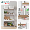 4-Stufiges Schwerlastregal, Regal Lagerregal Kellerregal, 80x40x160cm - vuunot.com