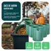 500 Liter Gartensack Gartenabfallsack mit Griffen, Laubsack für Grünabfall, 6er Set - vuunot.com