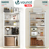 5-stufiges Schwerlastregal 2er Set, Regal Lagerregal Kellerregal 150x70x30cm - vuunot.com
