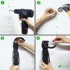 Fahrradhalter Wand 4er-Set zum Aufhängen, Ideal für Garage o. Keller, schwarz - vuunot.com