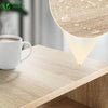 Nachttisch Schmal, Beistelltisch mit 2 offenem Fach & 1 Schublade, 25x30x66cm Natur - vuunot.com