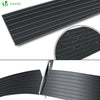 Sichtschutzstreifen für Doppelstabmatten 300m x 4.7cm, PVC Sichtschutz Zaun mit 600 Clips, Schwarz - vuunot.com