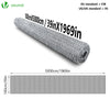 Drahtzaun Sechskantgeflecht, Maschendrahtzaun, 1x50m, Maschenweite 13mm, Verzinkt Silber - vuunot.com
