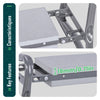 2in1 Kniebank für Gartenarbeit, Gartenhocker Klappbar, Grau - vuunot.com