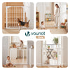 Treppenschutzgitter ohne Bohren 89-96 cm, Türschutzgitter für Hunde Katzen, Weiß - vuunot.com