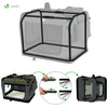 Hundebox faltbar, Oxford-Gewebe, Transportabel 50x35x36 cm S Grau - vuunot.com