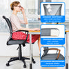 Bürostuhl ergonomisch, Schreibtischstuhl mit Lendenwirbelstütze Grau - vuunot.com