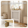 Heizkörperverkleidung 78x19x82 cm Heizkörperabdeckung Weißeiche - vuunot.com