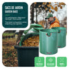 500 Liter Gartensack Gartenabfallsack mit Griffen, Laubsack für Grünabfall, 2er Set - vuunot.com