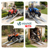 2x Auffahrrampe aus Verzinkter Stahl, Rutschfest Laderampe,135 cm, Maximale Last 400kg - vuunot.com