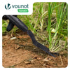 Unkrautstecher Gardena mit Handgabel, langem Stiel und Edelstahlkrallen, Länge 100cm - vuunot.com