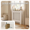 Heizkörperverkleidung 78x19x82 cm Heizkörperabdeckung Weiß - vuunot.com