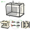 Hundebox faltbar, Oxford-Gewebe, Transportabel 82x60x60 cm XL Beige - vuunot.com