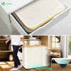 Wäschekorb mit Deckel & Wäschesäcke 145L, Faltbarer Wäschesammler 2 Fächer, Beige - vuunot.com