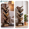 Bücherregal Baumform Standregal Bücher Regal 38x19x113 cm Braun - vuunot.com