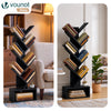 Bücherregal Baumform Standregal Bücher Regal 38x19x113 cm Schwarz - vuunot.com
