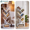 Bücherregal Baumform Standregal Bücher Regal 38x19x113 cm Weiß - vuunot.com