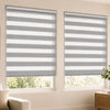 2er Set Doppelrollo klemmfix ohne Bohren, Duo Rollo Klemmrollo für Fenster und Tür, 80x150 cm, Weiß - vuunot.com