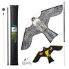 2er Set Vogelschreck Falke Drachen mit 4m Teleskopstange, Stil A&G - vuunot.com