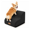 Hundetreppe Haustiertreppe aus hochdichtem Schwamm, rutschfest, 40x40x30cm Schwarz - vuunot.com