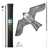 Vogelschreck Falke Drachen mit 4m Teleskopstange, Stil A - vuunot.com