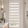Doppelrollo Klemmfix ohne Bohren 45 x 150 cm Leinenfarbe - vuunot.com