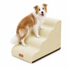 Hundetreppe Haustiertreppe aus hochdichtem Schwamm, rutschfest, 72x40x50cm Beige - vuunot.com