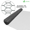 Drahtzaun Sechskantgeflecht, Maschendrahtzaun, 1x50m, Maschenweite 13mm, PVC-Beschichtet Grau - vuunot.com