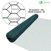 Drahtzaun Sechskantgeflecht, Maschendrahtzaun, 1x50m, Maschenweite 25mm, PVC-Beschichtet Grün - vuunot.com