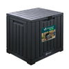 126L Gartenbox Aufbewahrungsbox mit integriertem 56 x 44 x 53 cm, Anthrazit - vuunot.com