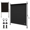 Klemmmarkise Senkrechtmarkise mit Handkurbel 150x310 cm Anthrazit - vuunot.com