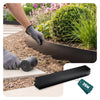 Rasenkante verzinkt Metall 35m, Beeteinfassung 100x13cm, 35 Stück, Schwarz - vuunot.com