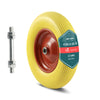Schubkarrenrad Pannensichere 4.80/4.00-8, Innenloch Ø20mm mit Achse, 392x92mm - vuunot.com