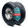 2XSchubkarrenrad Luftreifen 3.50-4, Innenloch Ø16 mm, 260x85 mm - vuunot.com