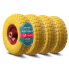 4 Stück Schubkarrenrad Pannensichere 3.50-4, Innenloch Ø16mm, 260x85mm - vuunot.com