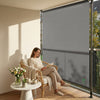 Klemmmarkise Senkrechtmarkise mit Handkurbel 200x310 cm Grau - vuunot.com