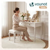 Weicher Kurzflor Teppich Wohnzimmer mit Antirutschmatte ф160 cm Beige - vuunot.com