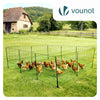 Hühnerzaun & Hundezaun, 30m Mobiler Zaun,PE Begrenzungszaun Gartenzaun - vuunot.com