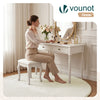 Weicher Kurzflor Teppich Wohnzimmer mit Antirutschmatte ф160 cm Creme - vuunot.com