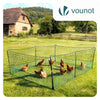 Hühnerzaun & Hundezaun, 12m Mobiler Zaun,PE Begrenzungszaun Gartenzaun - vuunot.com