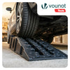 2er Set Auffahrrampe PKW bis 5T PP 91x30.5x22cm Schwarz - vuunot.com