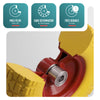 2 Stück Schubkarrenrad Pannensichere 3.50-4, Innenloch Ø16mm, 260x85mm - vuunot.com