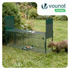 Marderfalle Lebendfalle Metall Tierfalle mit Griff, 80x26x34cm Grün - vuunot.com