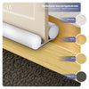 4er Set Türdichtung unten, zuschneidbare Zugluftstopper für Türen, 96 cm, Weiß - vuunot.com
