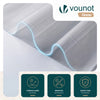 Doppelrollo klemmfix ohne Bohren, Duo Rollo Klemmrollo für Fenster und Tür, 100x150 cm, Grau - vuunot.com