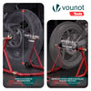 Motorrad Ständer Hinten Montageständer mit Laufrollen bis 390 kg Rot - vuunot.com